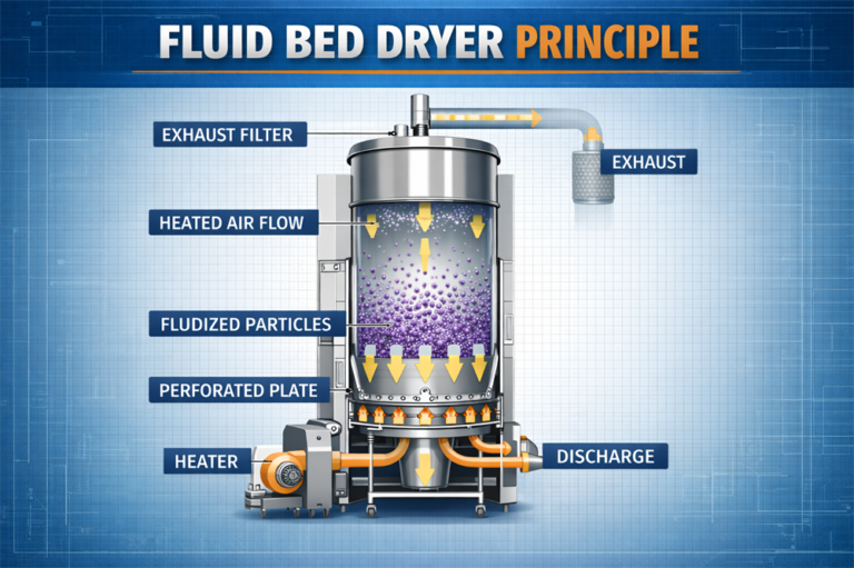 What Is the Principle of a Fluid Bed Dryer