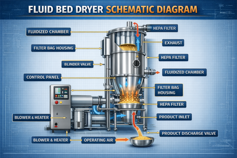 Understanding Fluid Bed Dryer Schematic Diagram