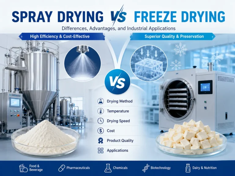 Spray Drying vs Freeze Drying