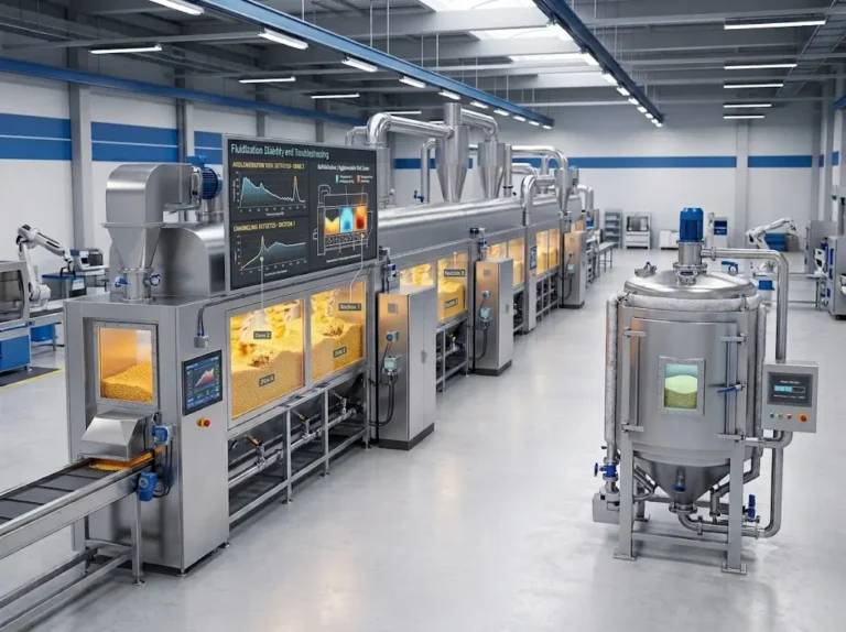 Troubleshooting Agglomeration and Channeling in Continuous Fluidized Bed Dryers