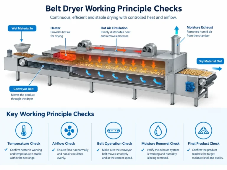 Mesh Belt Dryer Working Principle: Continuous Drying Engineering Guide