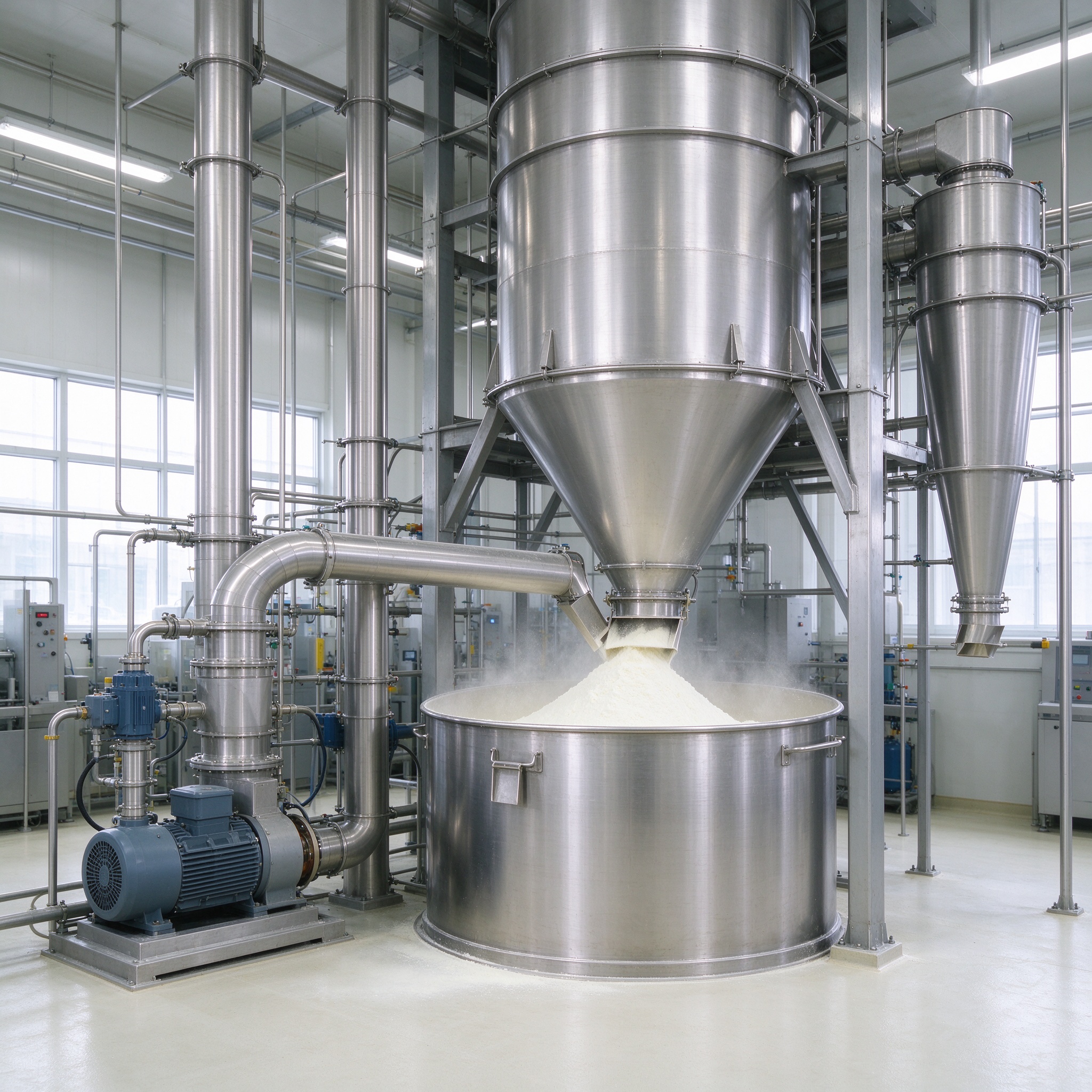 spray dryer for whey protein powder application